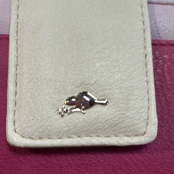 NWT tricolour leather ROOTS wallet style purse. - Picture 4 of 4